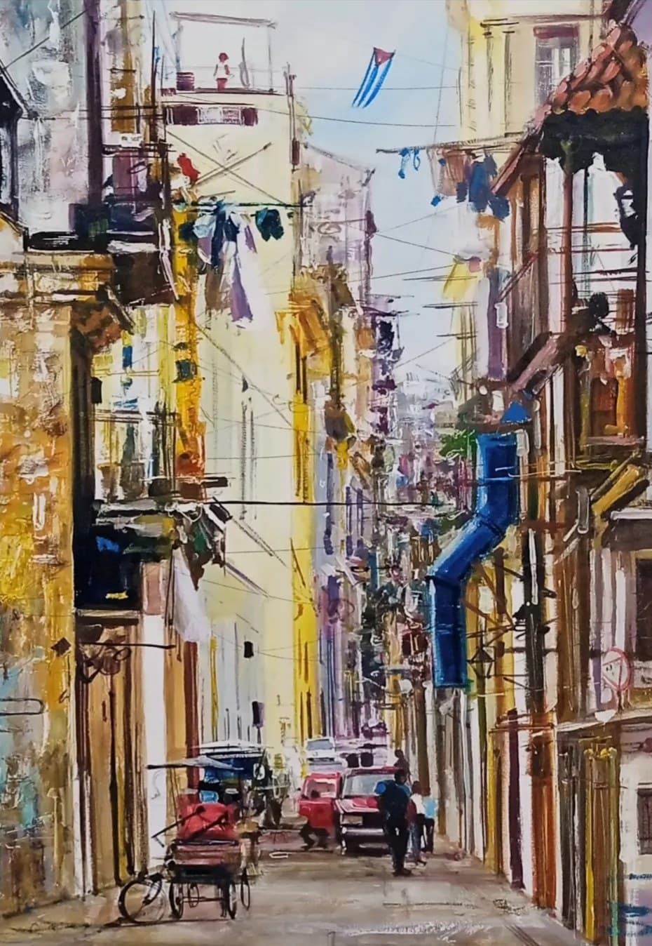 Bicitaxi — obraz Yasniera Rivery