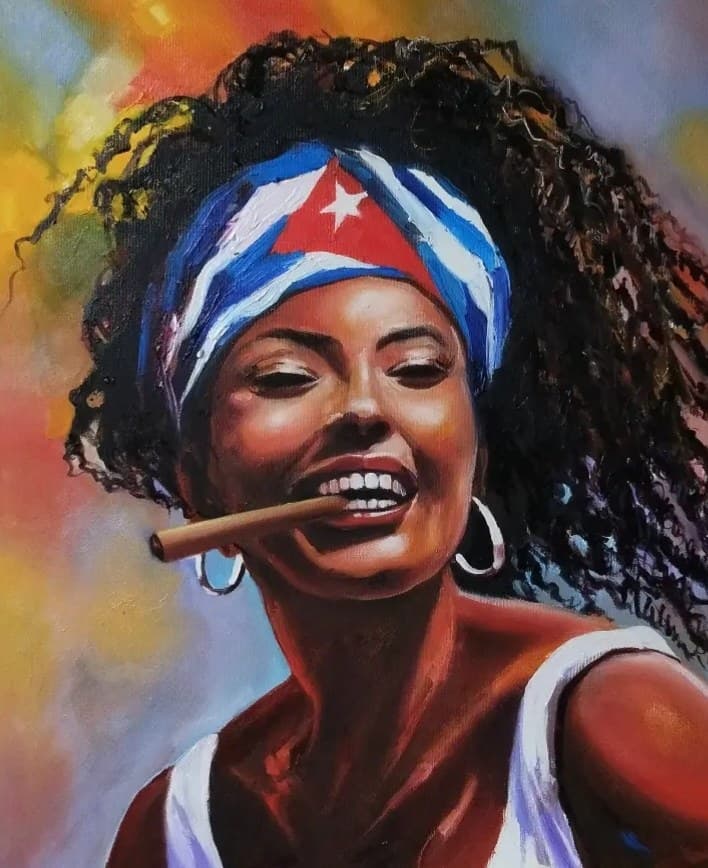 Mulata — obraz Yasniera Rivery