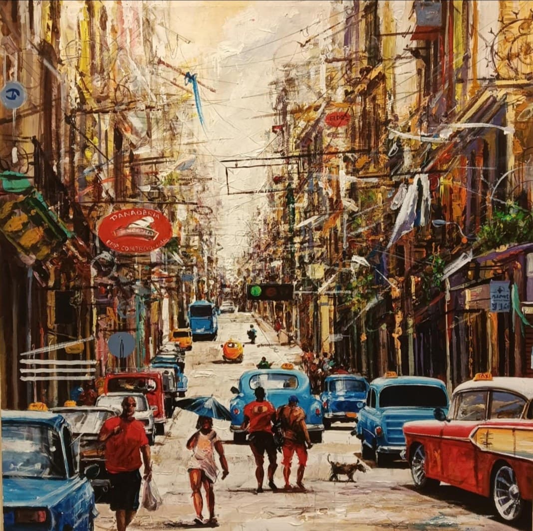 Calle Neptuno — obraz Yasniera Rivery