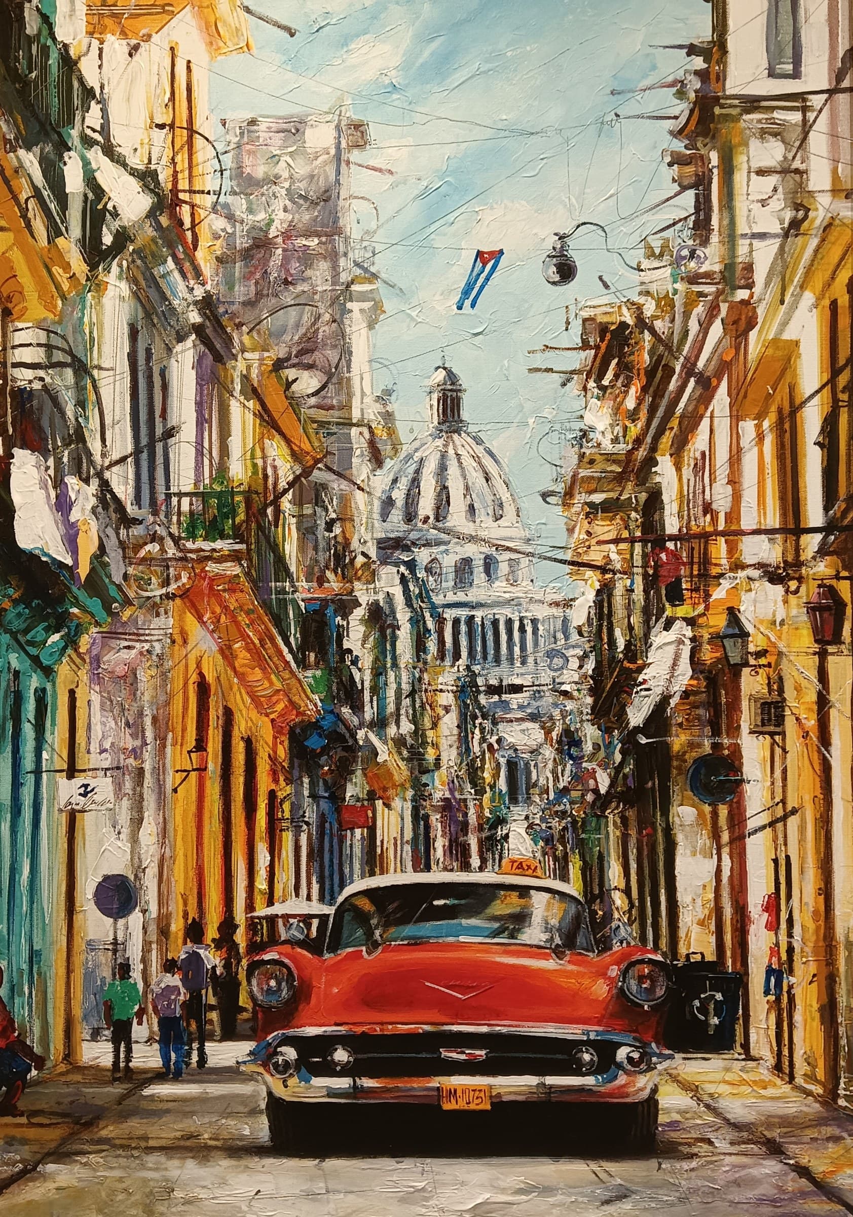 Camino al Capitolio — obraz Yasniera Rivery