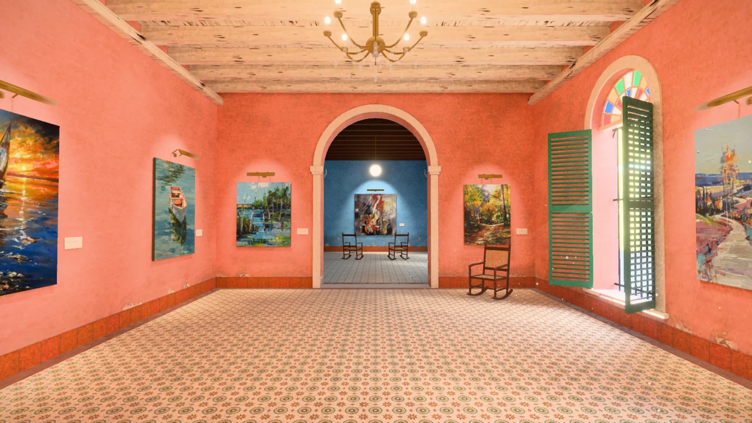 Sala Paisajes w wirtualnej galerii