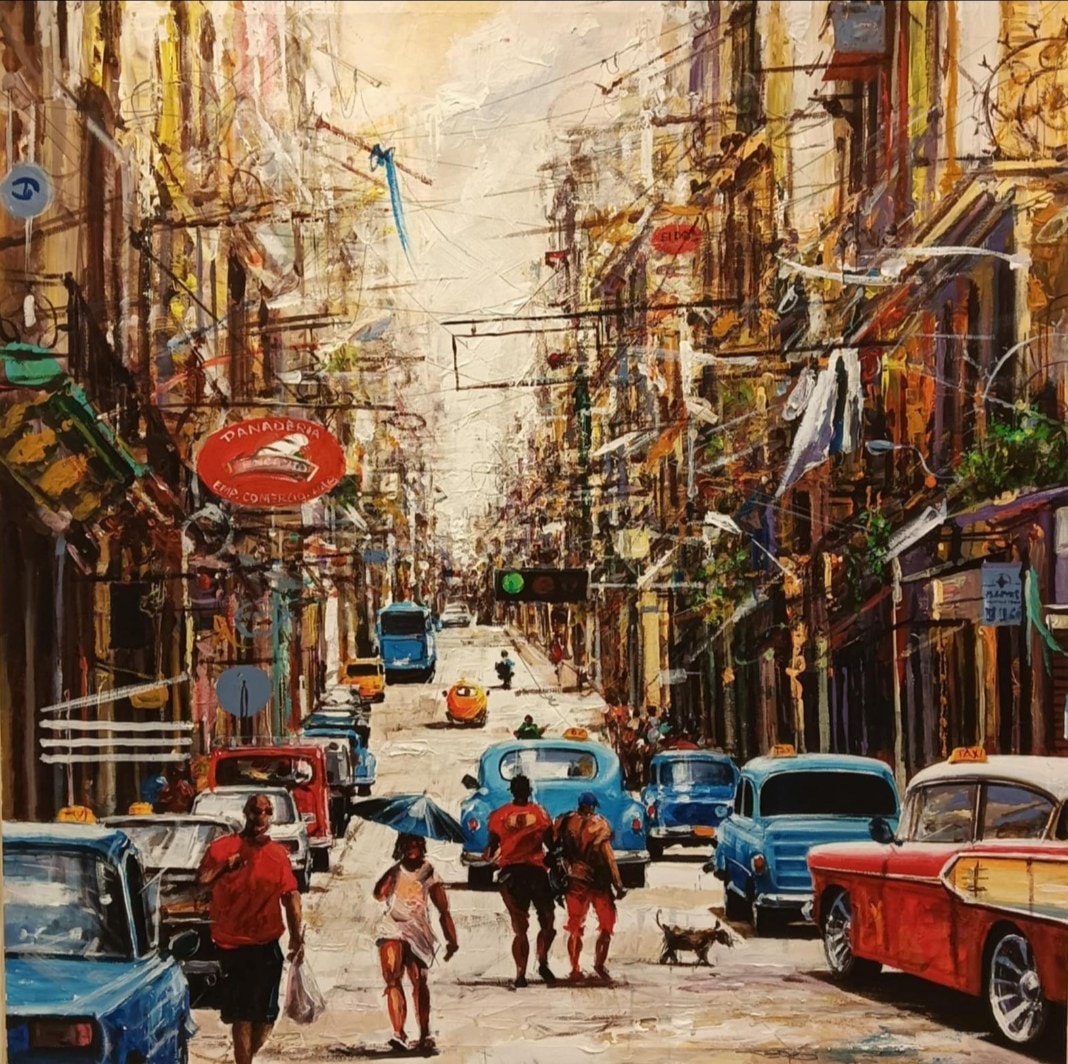 Calle Neptuno — obraz Yasniera Rivery